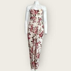 NWOT | B.O.G | Strapless Floral Jumpsuit | Multi | Medium
